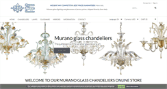 Desktop Screenshot of murano-glass-chandeliers.com