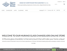 Tablet Screenshot of murano-glass-chandeliers.com